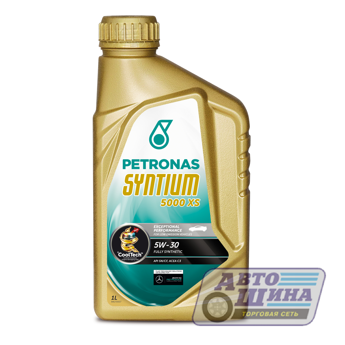 Купить масло моторное 5w-30 Petronas Syntium 5000 XS 1л, Синтетика в .