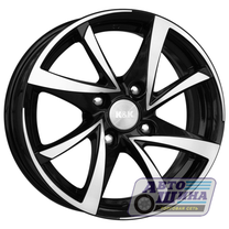 Диски 6.5J16 ET35 D67.1 КиК Игуана (5x114.3) алм черн (Китай)