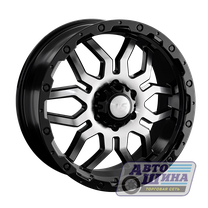 Диски 9.0J20 ET20 D100.1 LS Wheels 1285 (6x139.7) BKF (Китай)