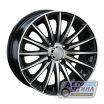 Диски 6.0J14 ET40 D73.1 LS Wheels 804 (4x100) BKF (Китай)