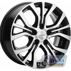 Диски 6.5J16 ET41 D67.1 Khomen Wheels KHW1608 (Optima) (5x114.3) Black-FP (Россия)