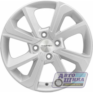 Диски 6.0J15 ET48 D54.1 Khomen Wheels KHW1501 (Rio) (4x100) F-Silver (Россия)