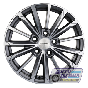 Диски 6.5J16 ET50 D63.3 Khomen Wheels KHW1611 (Fucos) (5x108) G-Silver-FP (Россия)