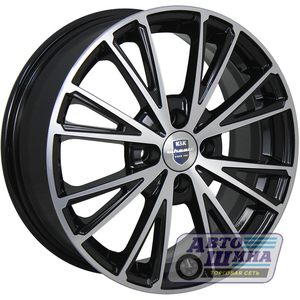 Диски 6.0J15 ET35 D58.5 КиК Меандр (4x98) Алмаз Черный SK, арт.75156SK (Россия)