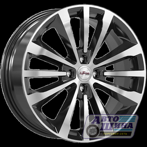 Диски 7.0J17 ET43 D60.1 КиК iFree Андерсен (KC912) (4x100) Блэк Джек (Россия)