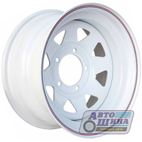 Диски 8.0J16 ET10 D110 OFF-ROAD Wheels Тойота Ниссан (6x139.7) Белый, (треуг.мелкий) (Китай)