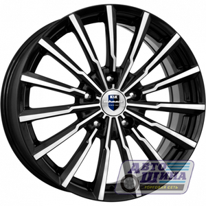 Диски 5.5J14 ET45 D56.6 КиК Акцент (КС641) (4x100) Алмаз Черный, 28257 (Россия, (КР))