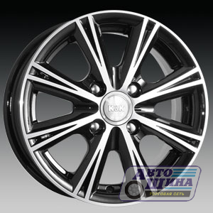 Диски 5.0J14 ET43 D60.1 КиК Флэш (КС698) (4x100) Алмаз Черный (Россия)
