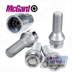 Болт M12x1.5x27.9 секретный, сфера, ключ 17 (R12) McGard арт. 28172