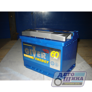 АКБ 6СТ. 60  GIVER ENERGY 570А  п/п
