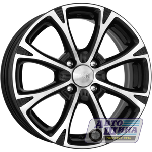 Диски 6.0J15 ET40  D66.1 КиК Блюз (КС606)  (4x114.3) Алмаз Черный арт.13645 (Россия)
