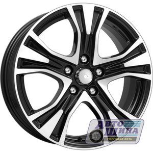 Диски 7.0J17 ET43 D57.1 КиК КС673 VW Tiguan ZV (5x112) Алмаз Черный, арт.63567 (Россия)