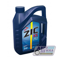 Масло моторное 10w-40 Zic X5 4л, Полусинтетика
