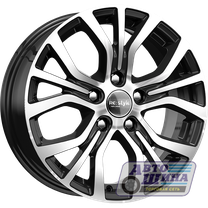 Диски 6.5J16 ET40 D66.1 КиК КС736 Nissan Qashqai (5x114.3) Алмаз Черный, арт.67992 (Россия)